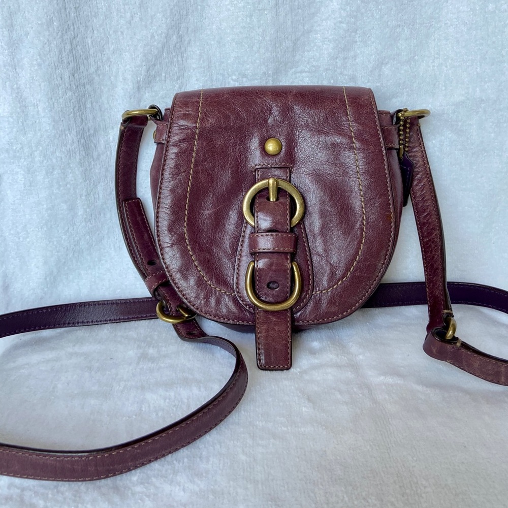 Coach crossbody mini saddle bag